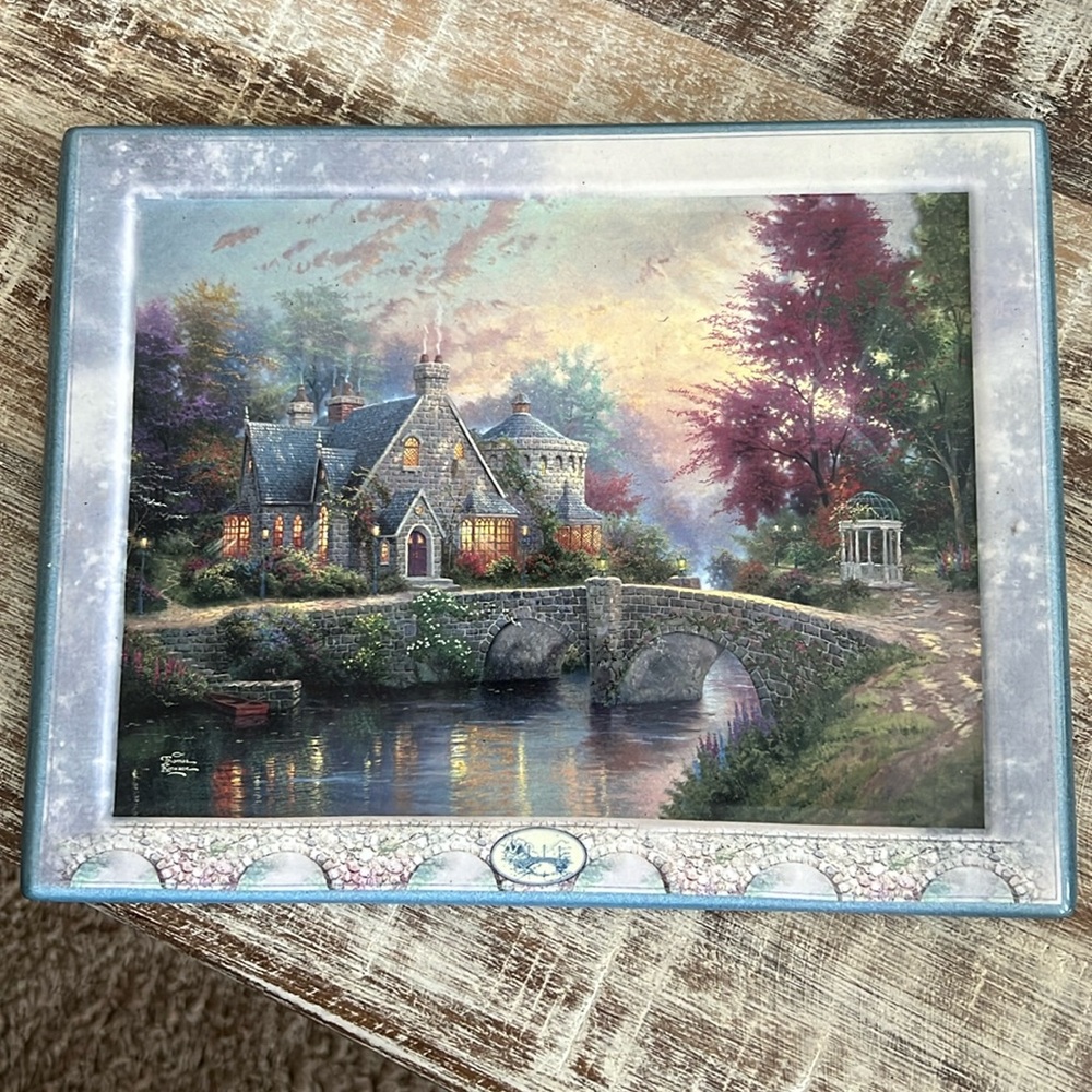 Thomas Kinkade Bridges of Life Plate